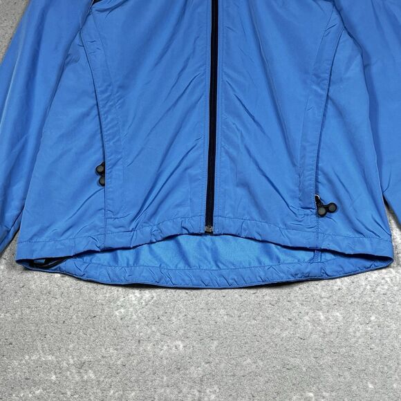 Patagonia Integral Jacket Women Medium Blue Lightweight Packable Travel Full Zip - Picture 4 of 13